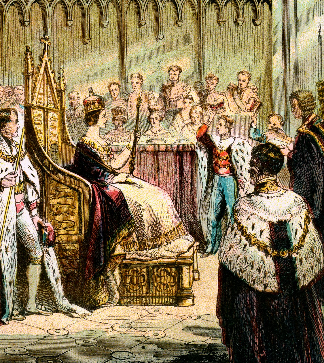 Coroação de Victoria, 1837, c1850s de Unbekannt