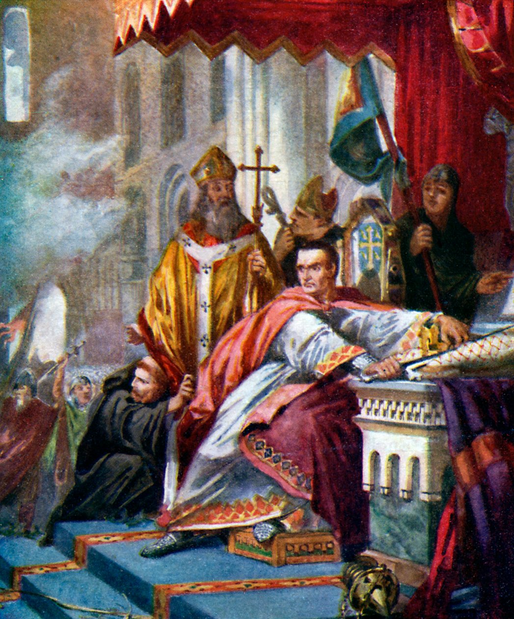Coroação de Guilherme, o Conquistador, 1925 de Unbekannt