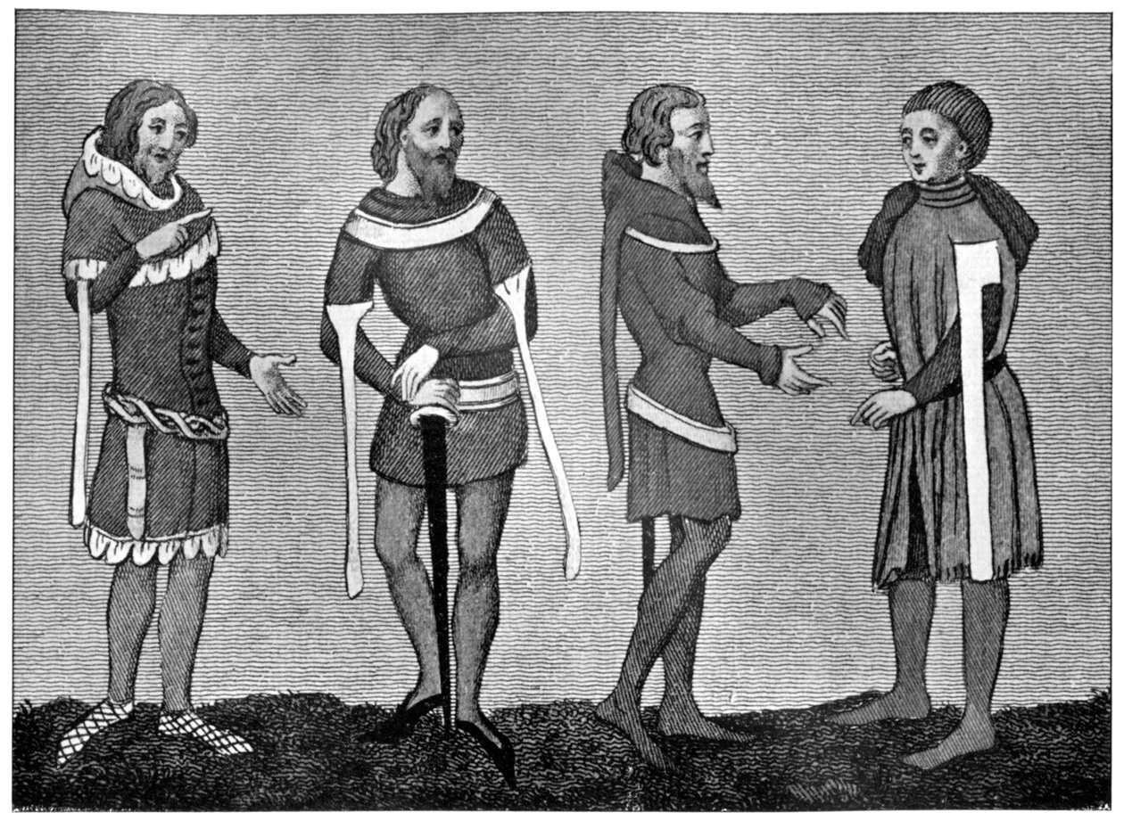 Traje do século XIV, 1910 de Unbekannt