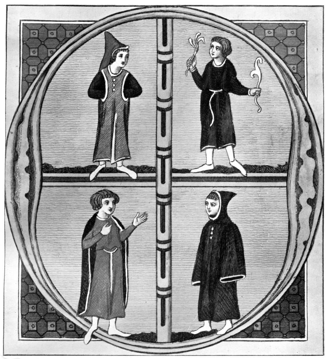 Traje das Quatro Estações do Ano, 1910 de Unbekannt
