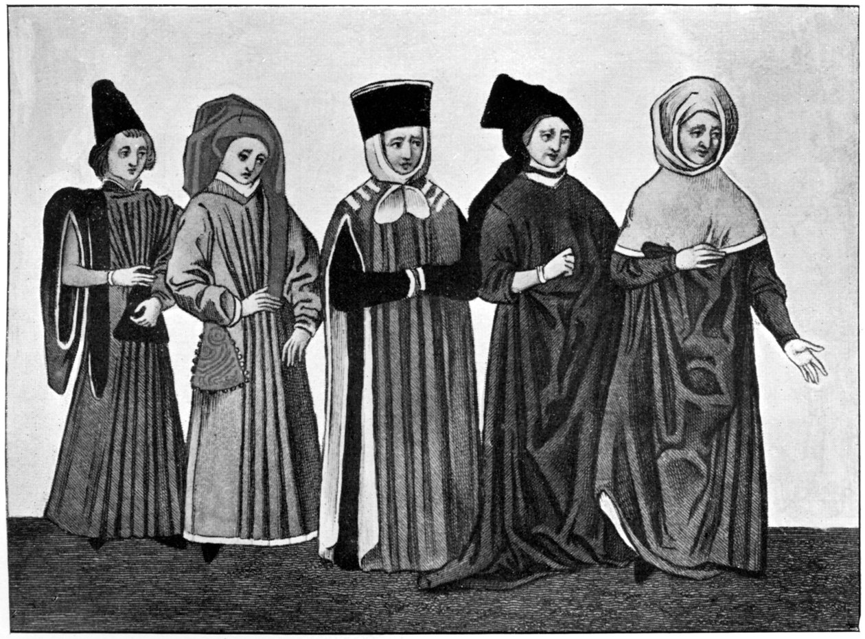 Trajes, século XV, 1910 de Unbekannt