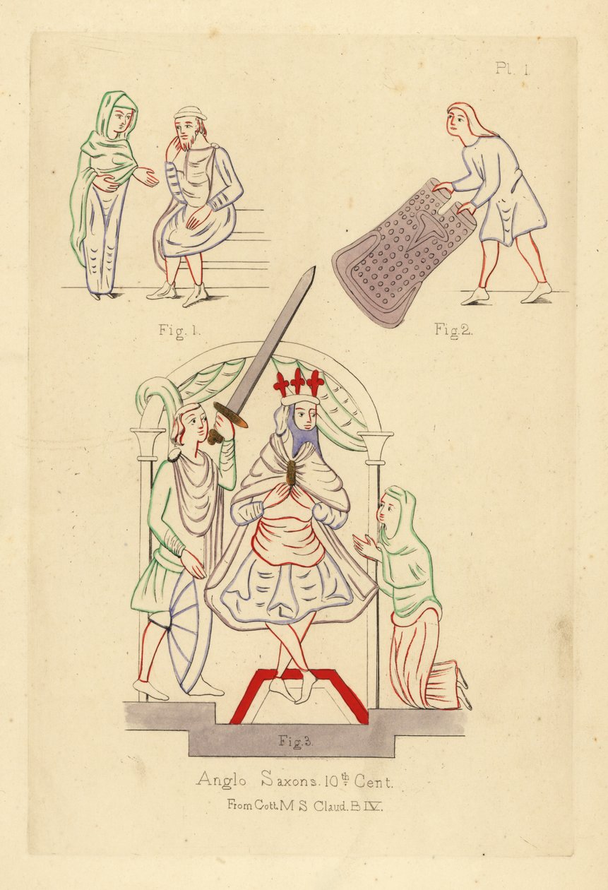 Fantasias dos anglo-saxões de Unbekannt