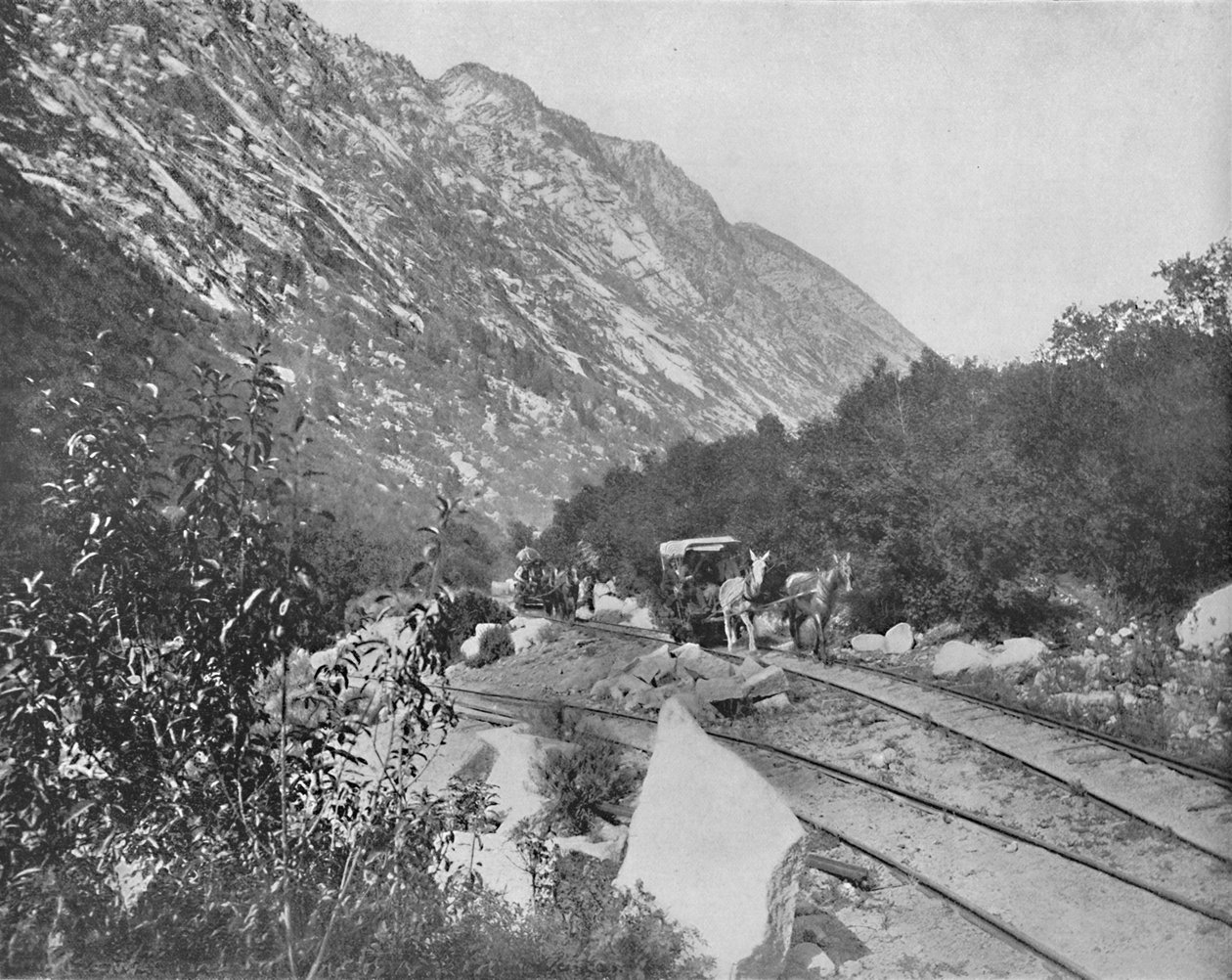 Cottonwood Canon, Utah, c1897. de Unbekannt