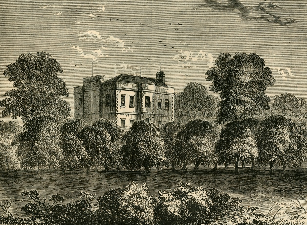 Conselheiro Agars House, Somers Town, em 1830, c1876. de Unbekannt