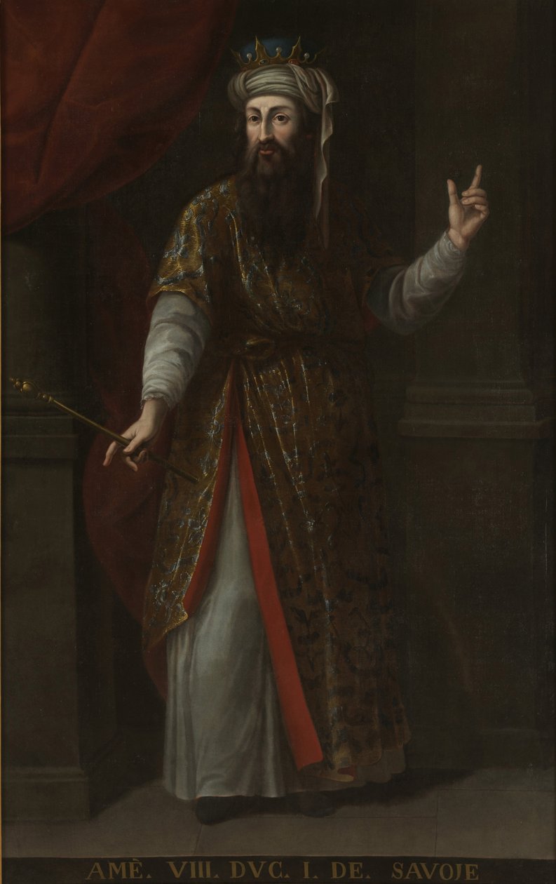Conde Amadeus VIII de Sabóia 1383-1451 de Unbekannt