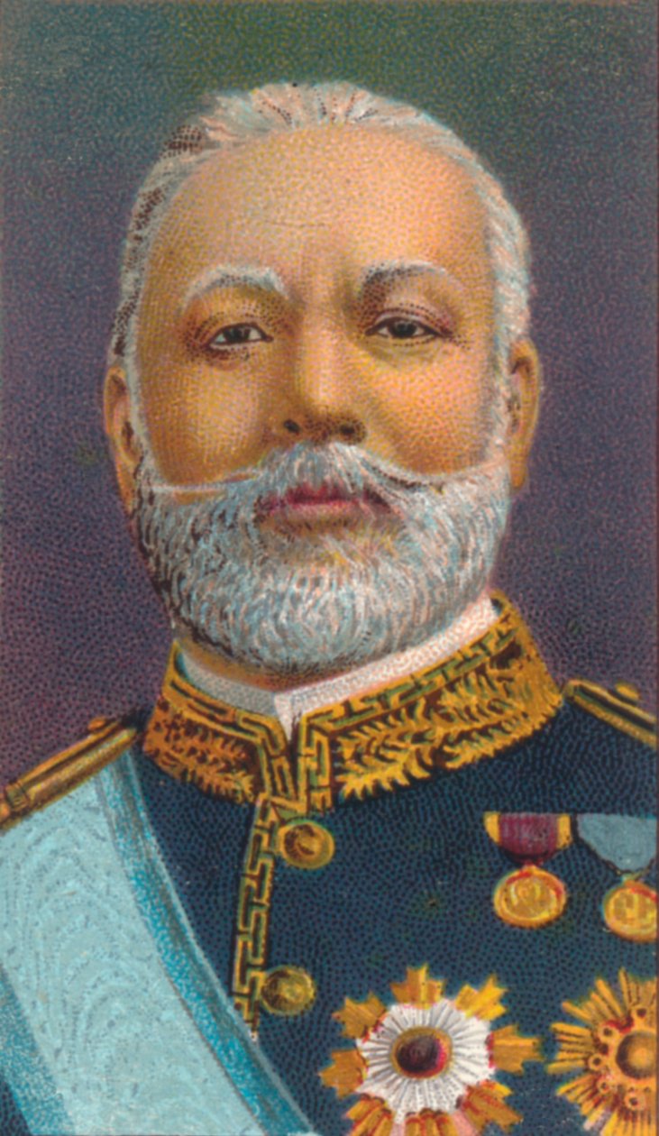 Conde Hayashi Tadasu, 1850-1913, diplomata de carreira e ministro do gabinete no período Meiji no Japão, 1906 de Unbekannt