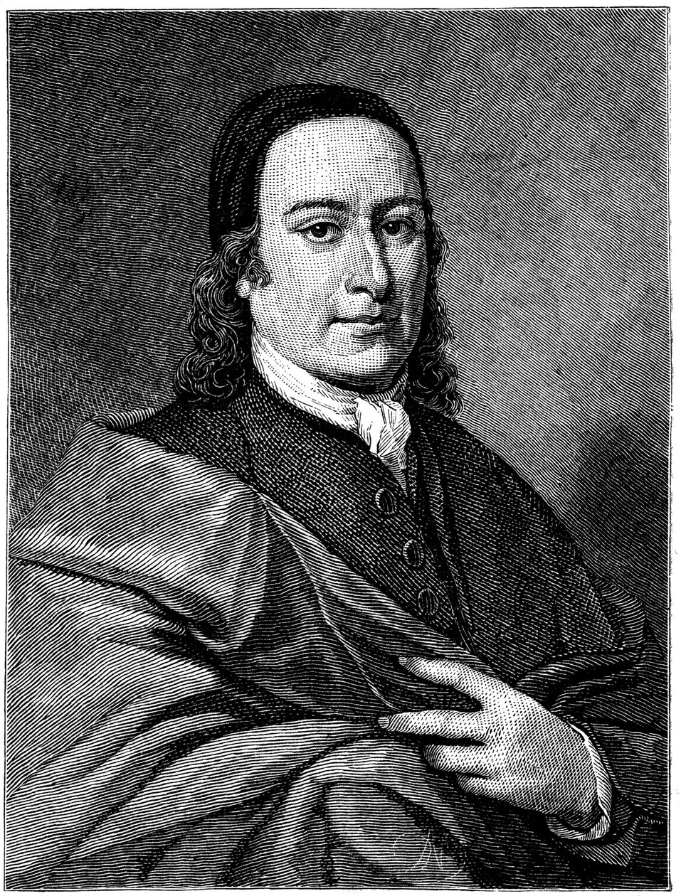 Conde Nicolaus Ludwig von Zinzendorf 1700-1760, teólogo alemão de Unbekannt