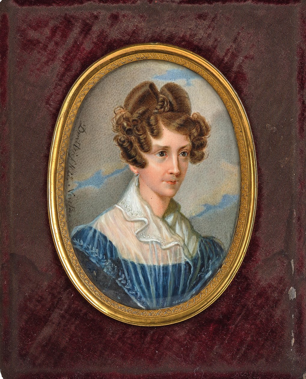 Condessa Emilie Troubetzkoy, princesa zu Sayn Wittgenstein 1801-1869, 1828. de Unbekannt