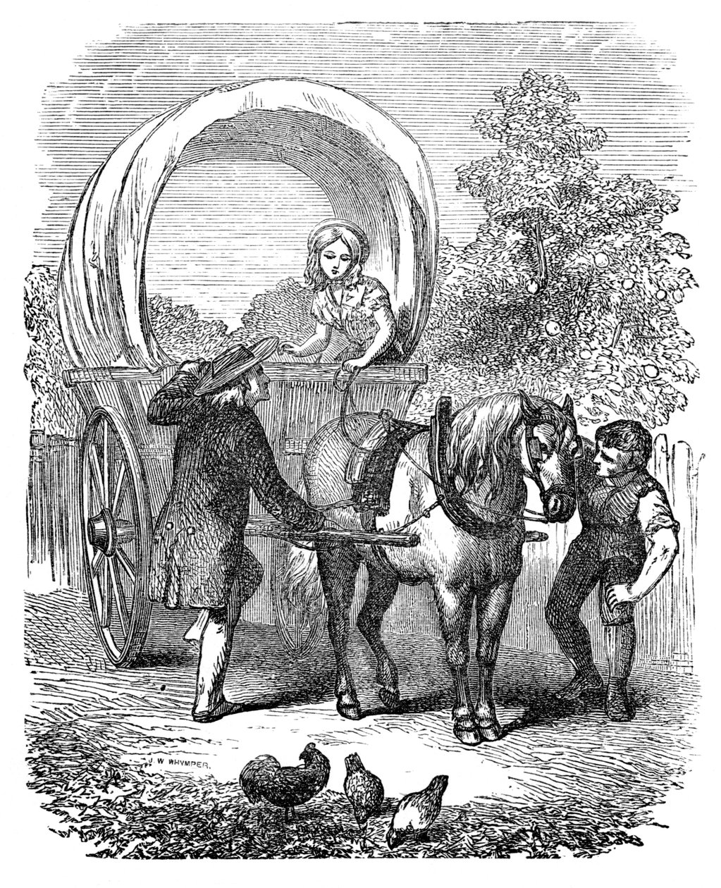 Carrinha transportadora com capuz, c1882 de Unbekannt