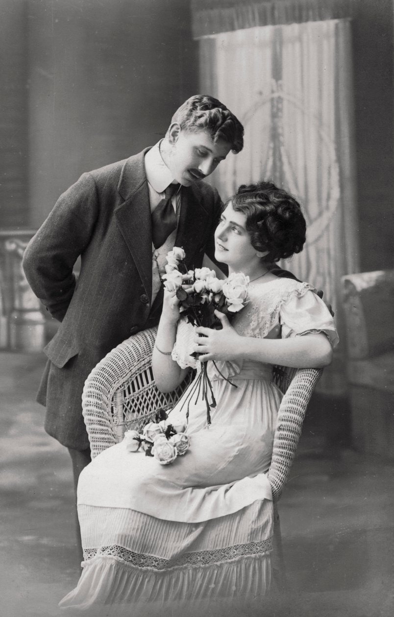 Casal apaixonado, c1900-1919 de Unbekannt