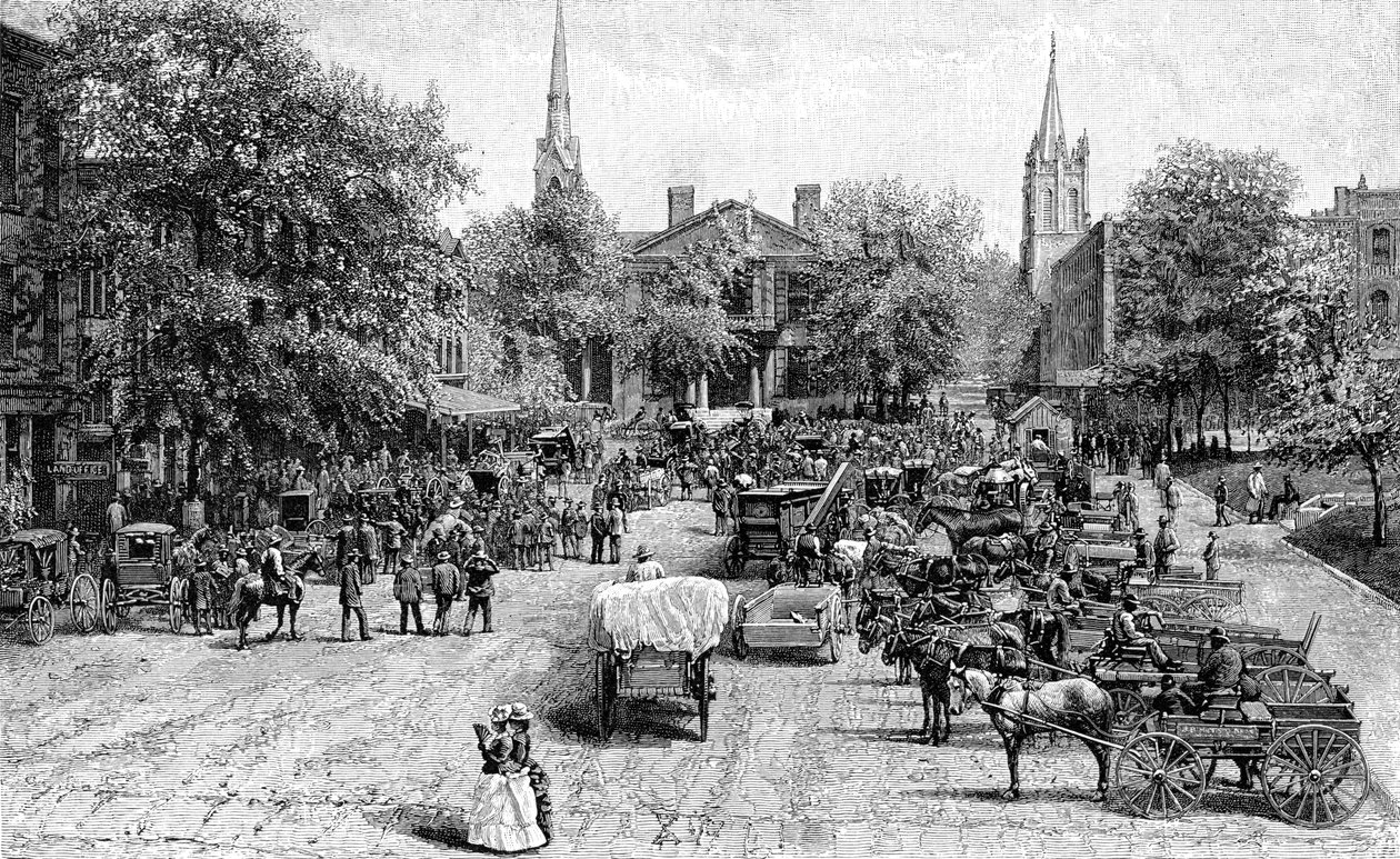 Praça do tribunal, Lexington, Kentucky de Unbekannt