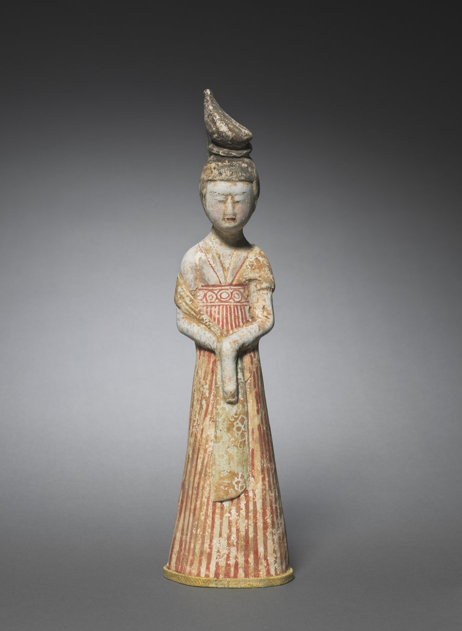 Senhora da corte com alto Chignon, c. 700-750. de Unbekannt