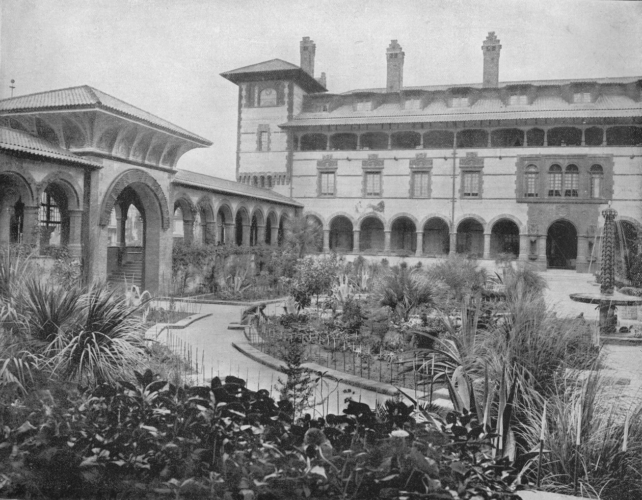 Corte de Ponce de Leon, Santo Agostinho, Flórida, c1897. de Unbekannt