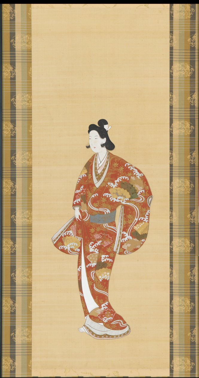 Cortesã, período Edo, 1661-1673. de Unbekannt