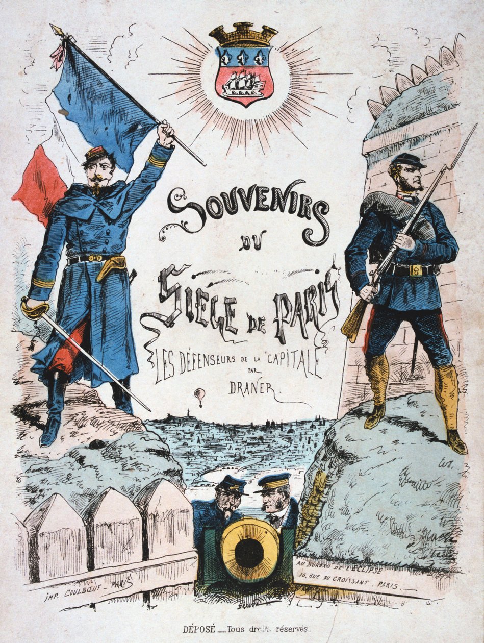 Capa de Memórias do Cerco de Paris, 1870-1871 de Unbekannt