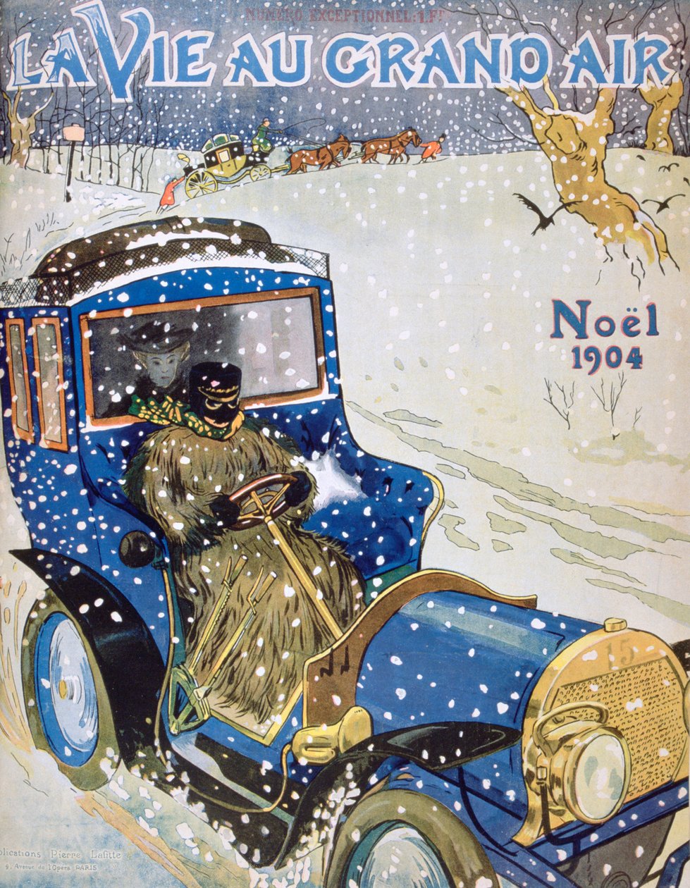 Capa da edição de Natal da revista La Vie au Grand Air, 1904 de Unbekannt