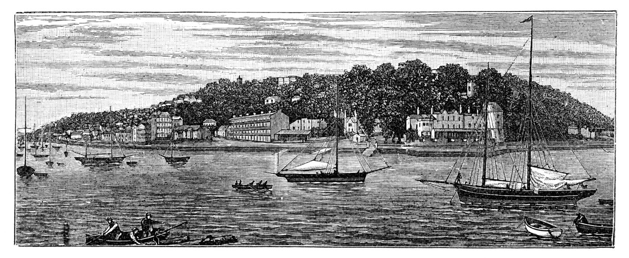 Porto de Cowes, Ilha de Wight, 1900 de Unbekannt