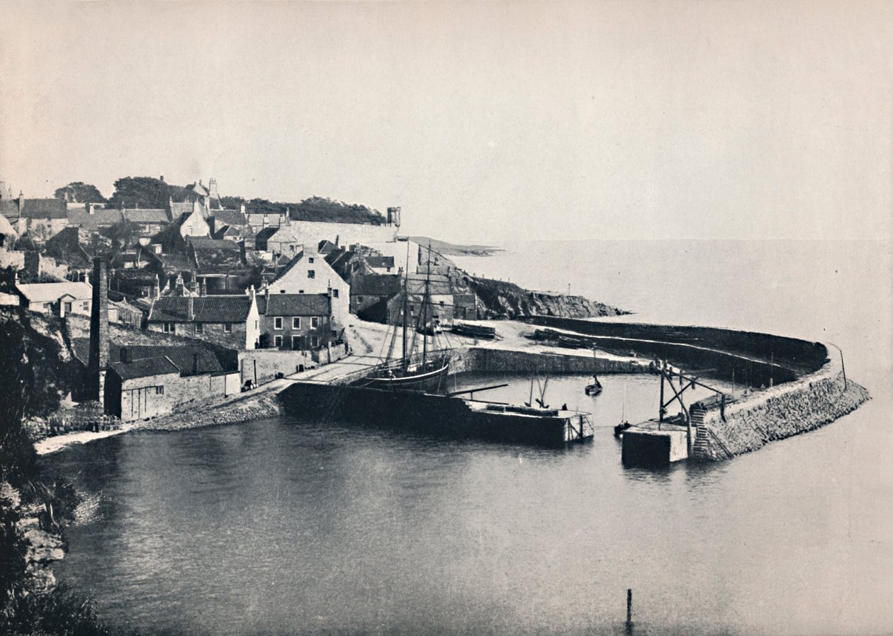 Crail - a vila e o porto, 1895 de Unbekannt