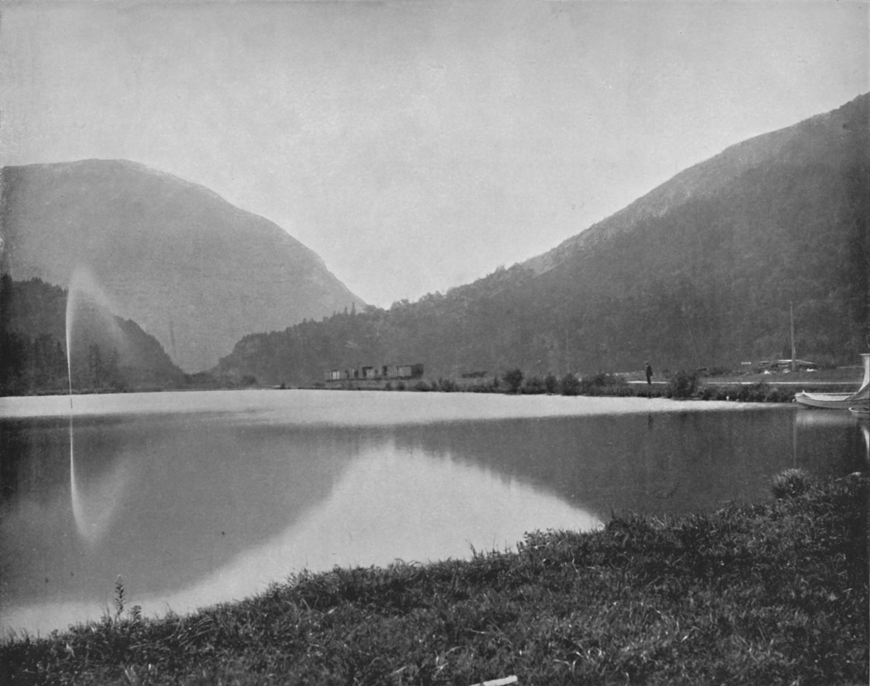 Entalhe de Crawford, nas montanhas brancas, século XIX de Unbekannt