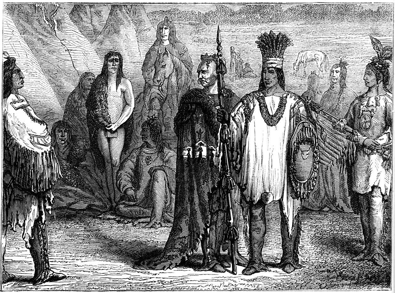 Índios Creek, início do século XIX c1880 de Unbekannt
