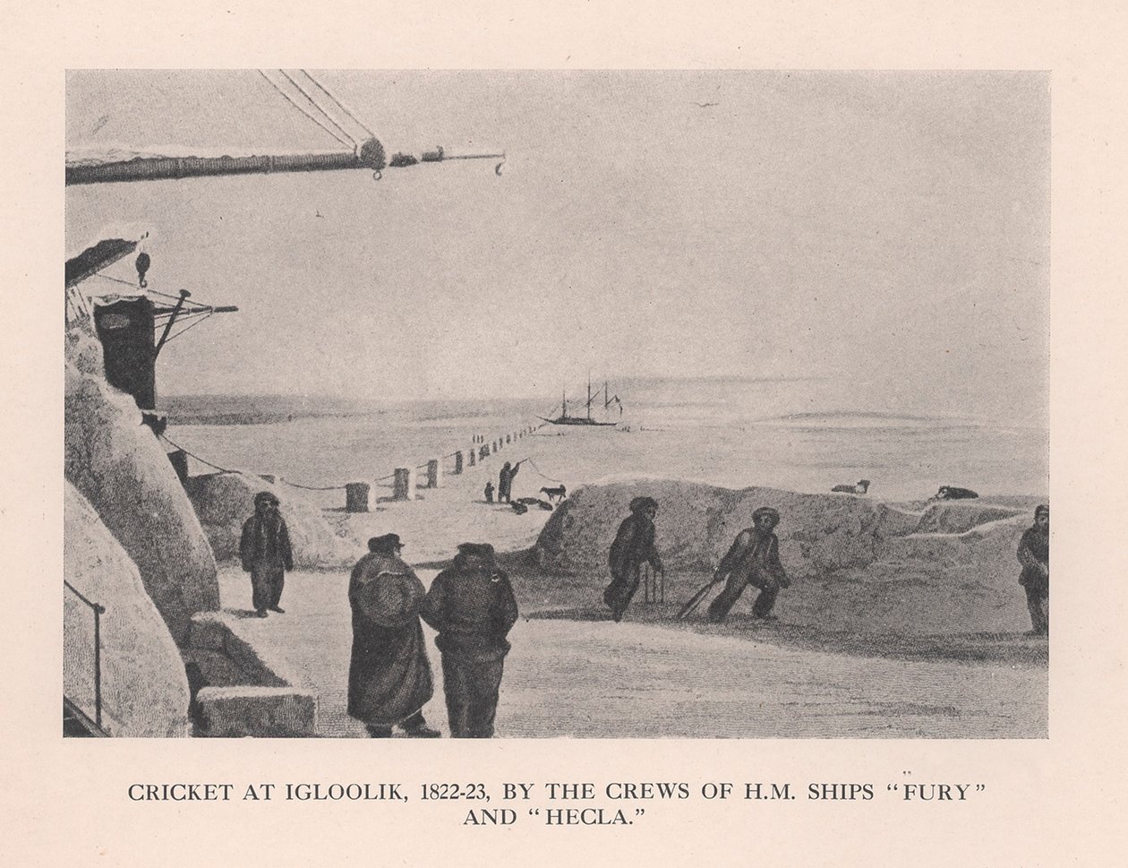 Críquete em Igloolik, 1822-1823 1912. de Unbekannt