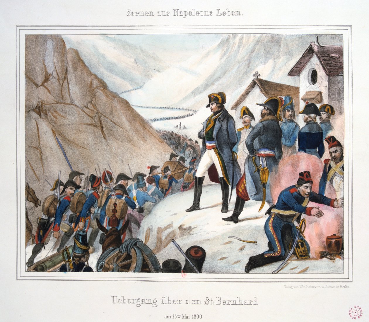 Travessia de São Bernardo, 15 de maio de 1800 de Unbekannt