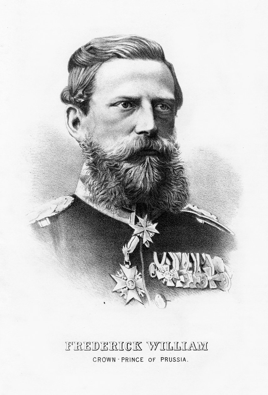Príncipe herdeiro Frederico Guilherme da Prússia, século XIX de Unbekannt