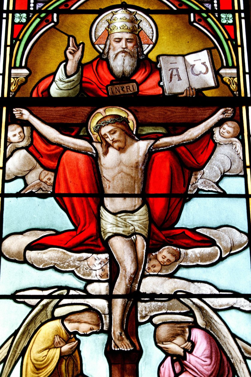 Crucificação. Igreja de Saint Germain Buxy France de Unbekannt