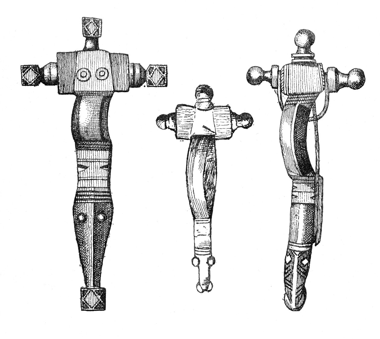 Fíbulas cruciformes, 1893 de Unbekannt