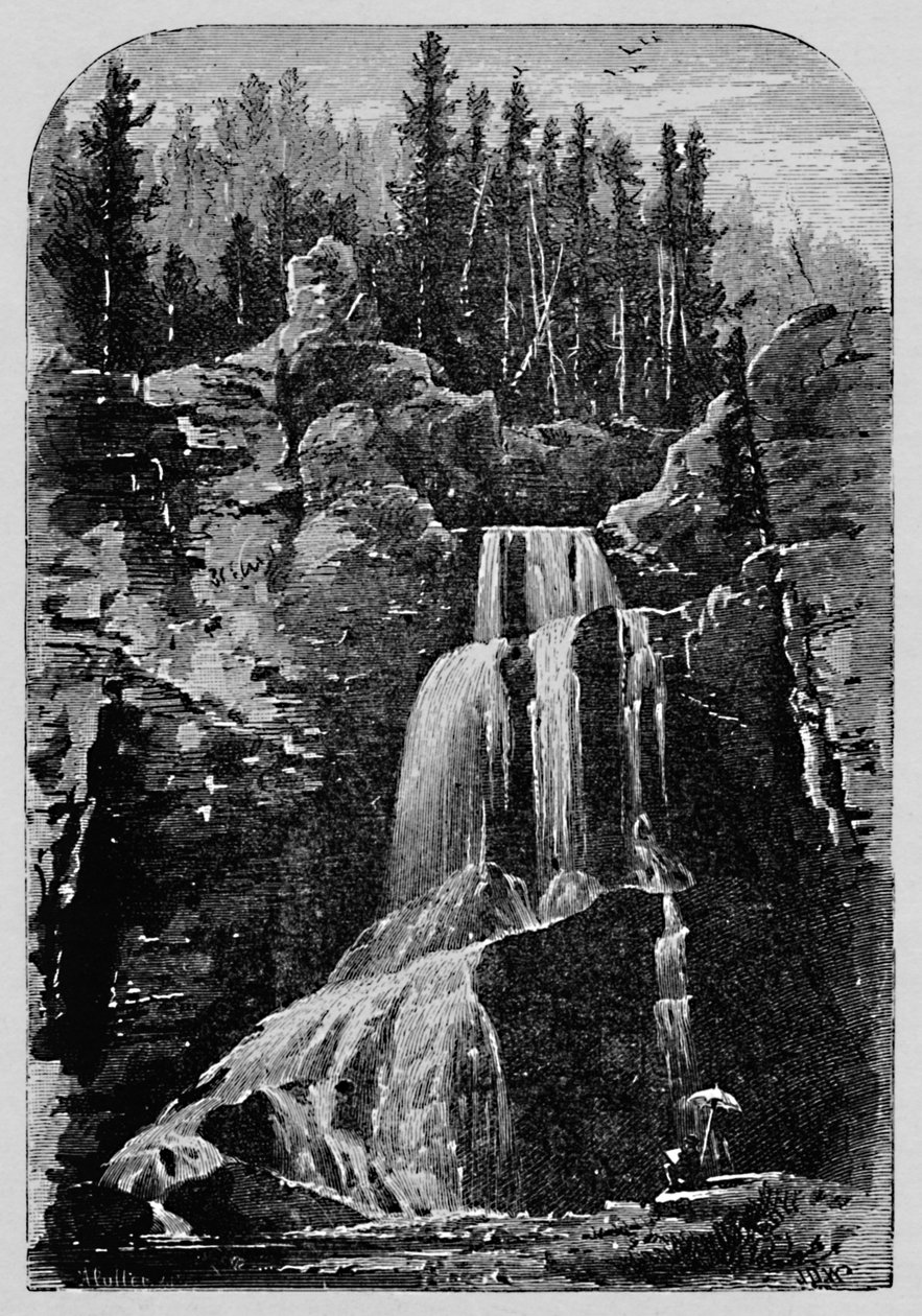 Crystal Falls, 1883 de Unbekannt