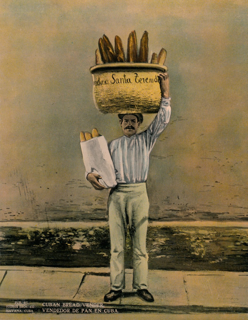 Fornecedor de pão cubano, c1920 de Unbekannt