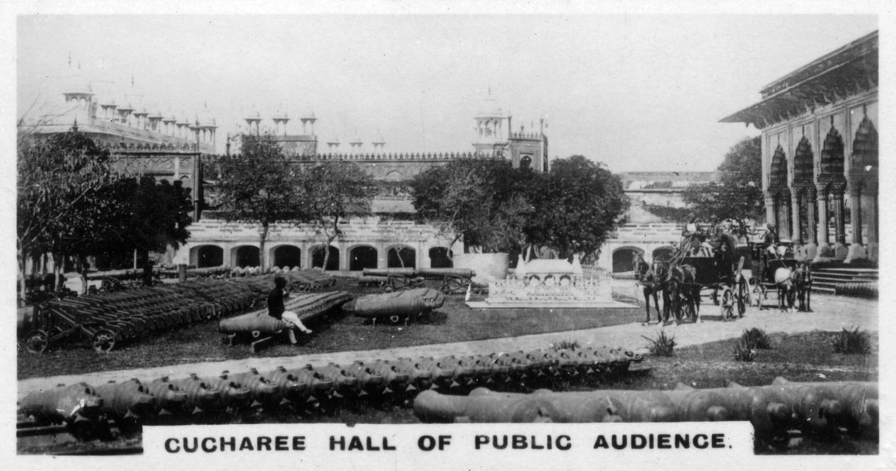 Spoon Hall da Audiência Pública, Agra, Índia, c1925 de Unbekannt