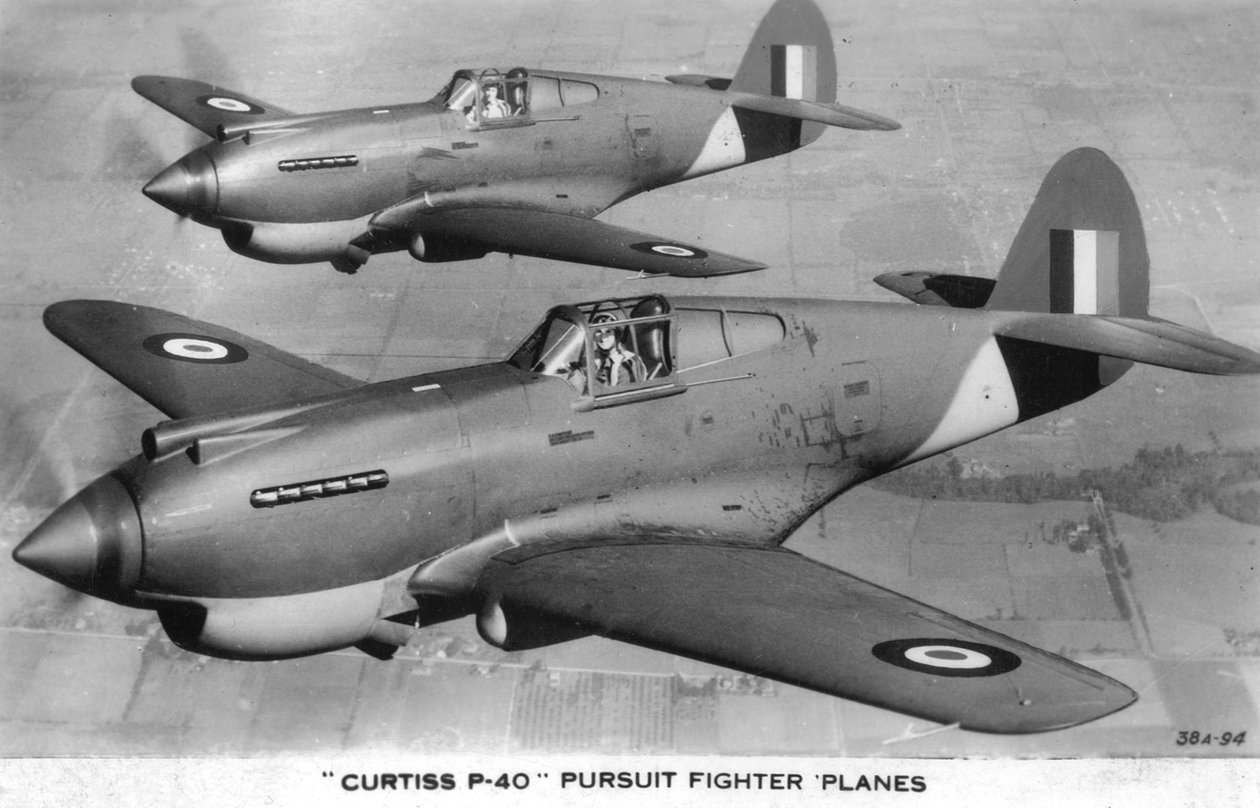 Aviões de combate Curtiss P-40 Pursuit de Unbekannt
