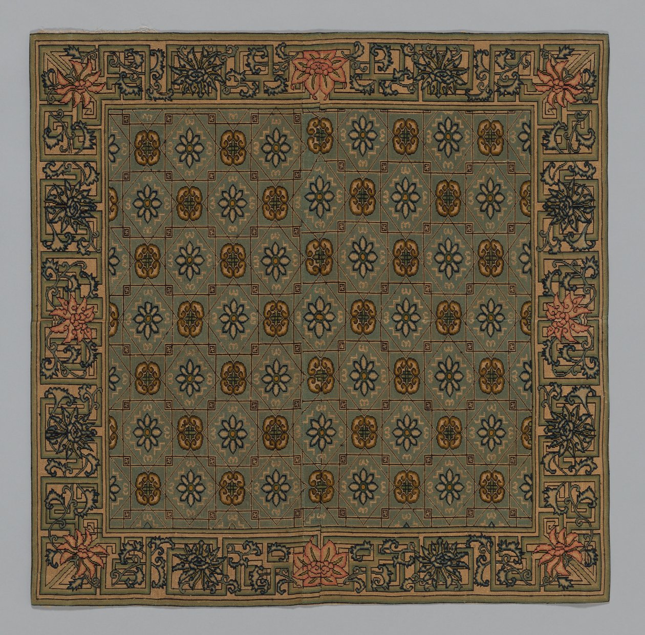 Capa de almofada, China, dinastia Qing 1644-1911, c. 1900. de Unbekannt