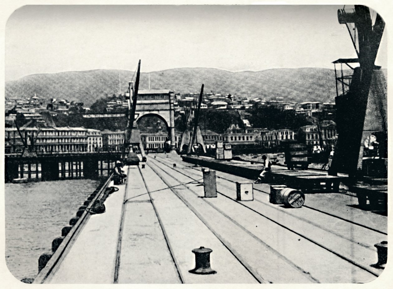 Cais da alfândega, Valparaíso, 1911 de Unbekannt