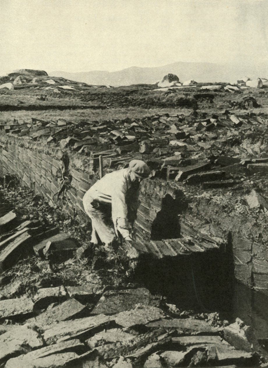 Turves de corte, c1948. de Unbekannt
