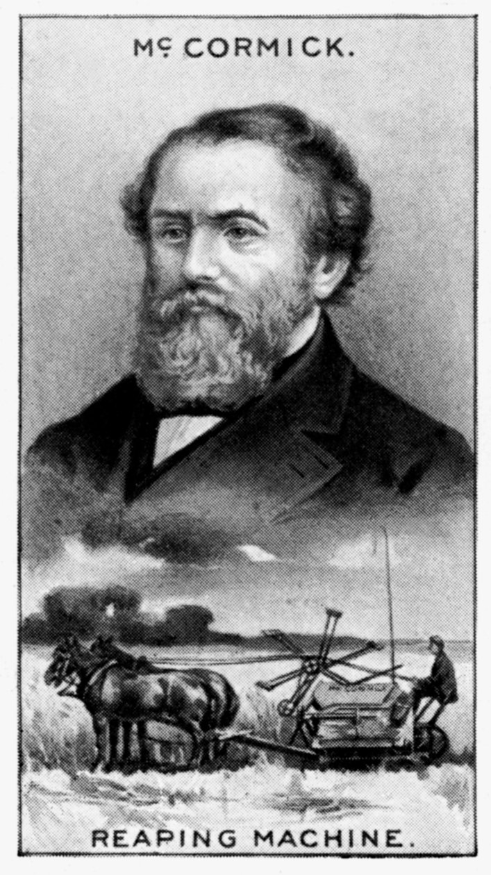 Cyrus Hall McCormick, fazendeiro, inventor, empresário e comerciante americano irlandês, c1924 de Unbekannt