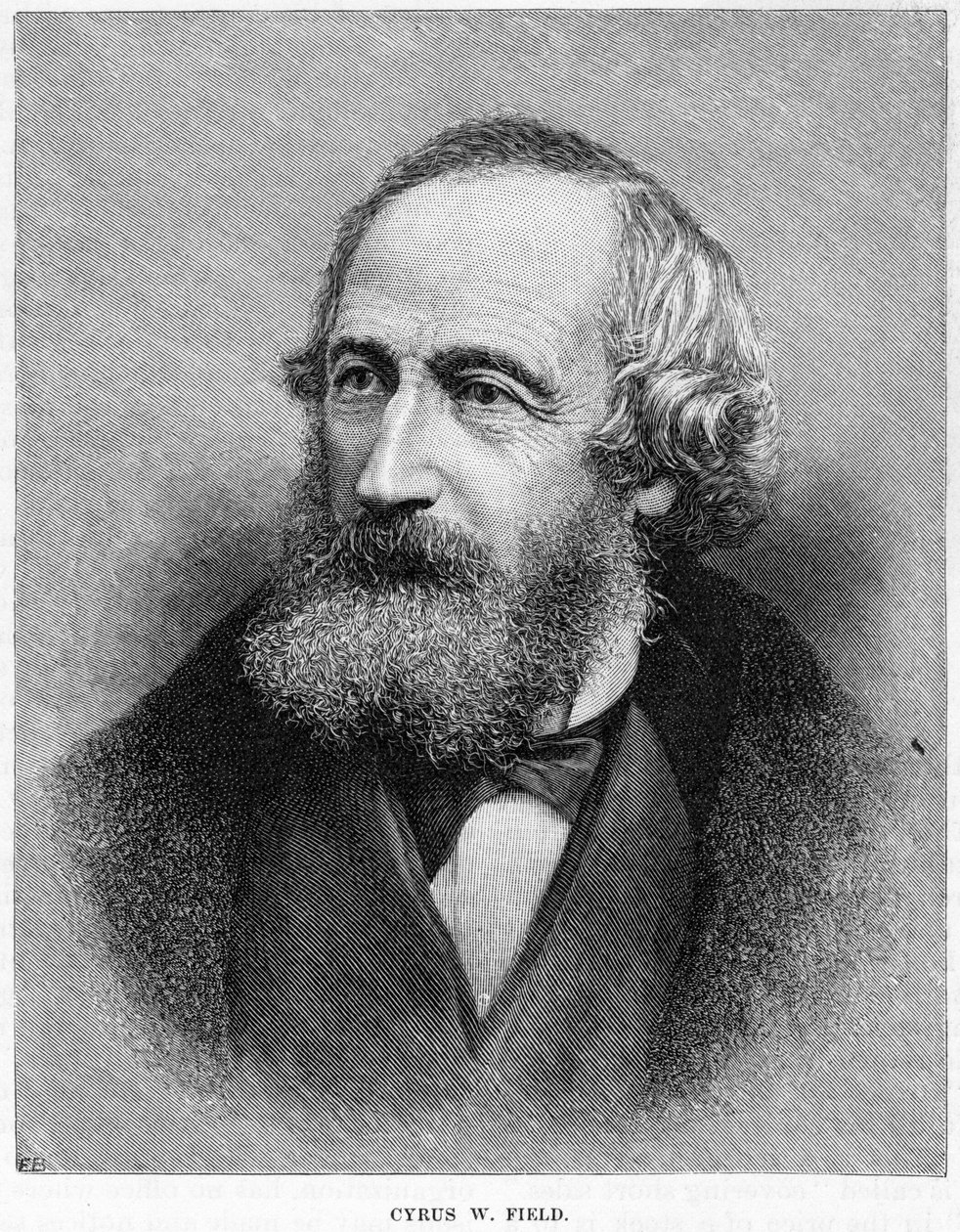 Cyrus W Field, financiador americano, século c19 de Unbekannt