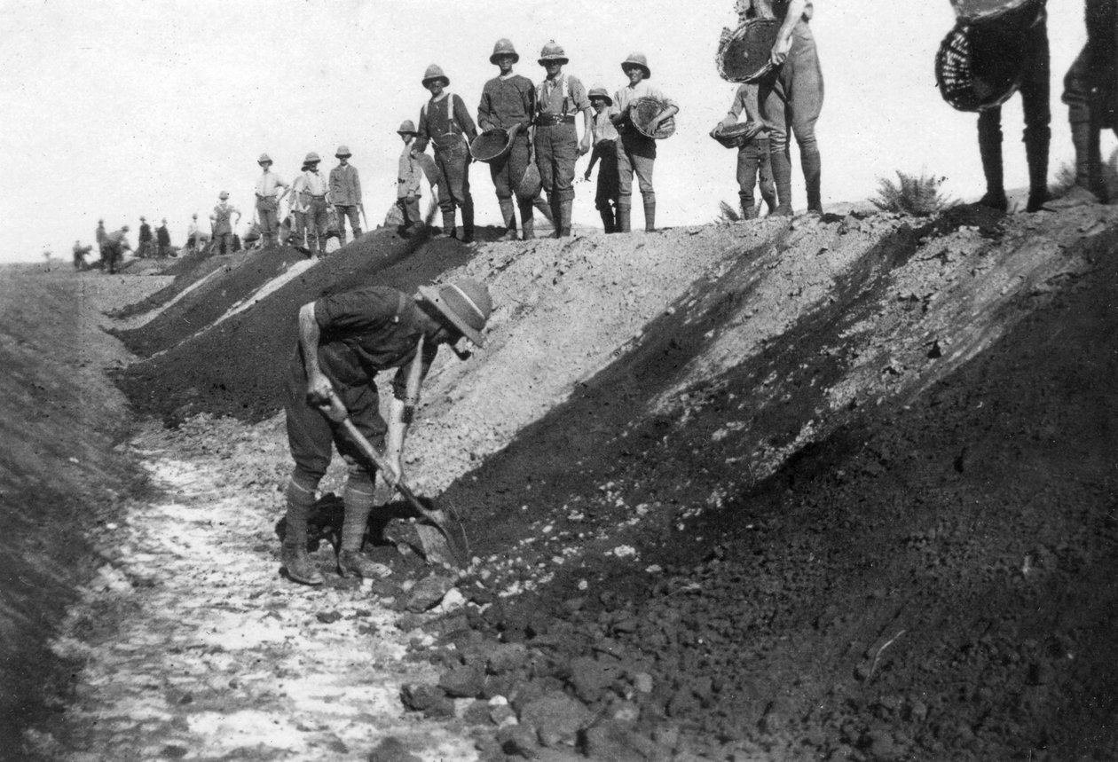 D Company, grupo de trabalho 15 RWR, perto de Bagdá, 1918 de Unbekannt