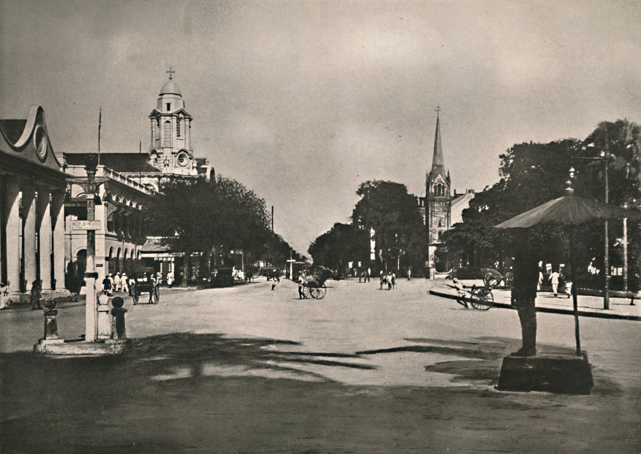 Rua Dalhousie, Rangum, 1900. de Unbekannt
