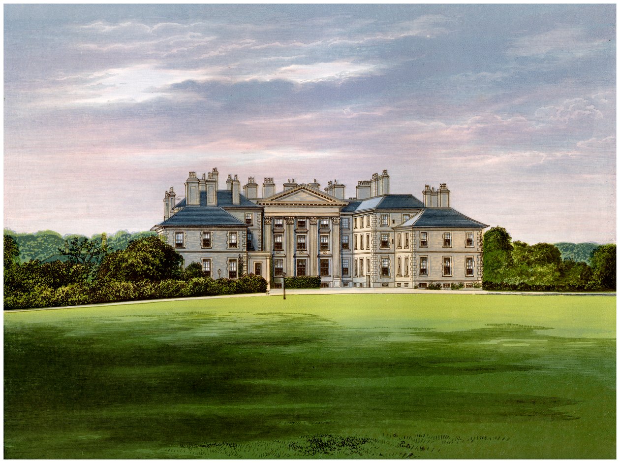 Palácio de Dalkeith, Edimburgo, Escócia, casa do Duque de Buccleuch, c1880 de Unbekannt