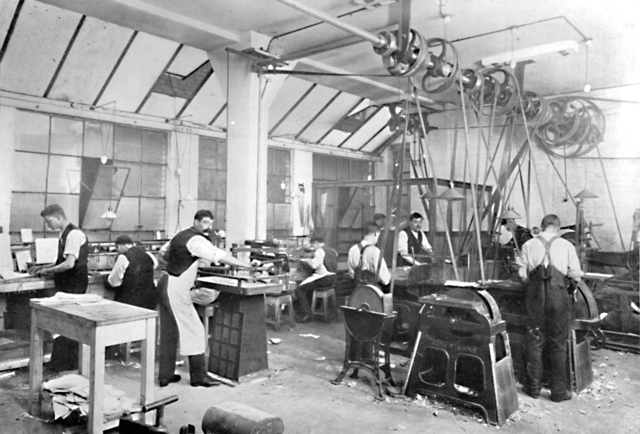 Dalziel Foundry Limited. - Instalações da Earl Street. Instalações de acabamento e de acabamento diversos, 1909. de Unbekannt