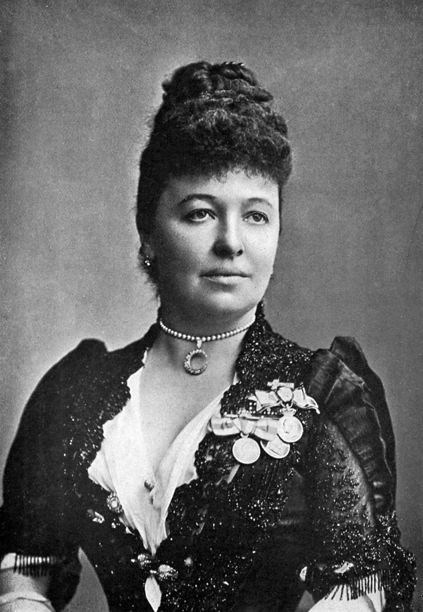 Dame Emma Albani 1852-1930, cantora de ópera canadense, c1890 de Unbekannt