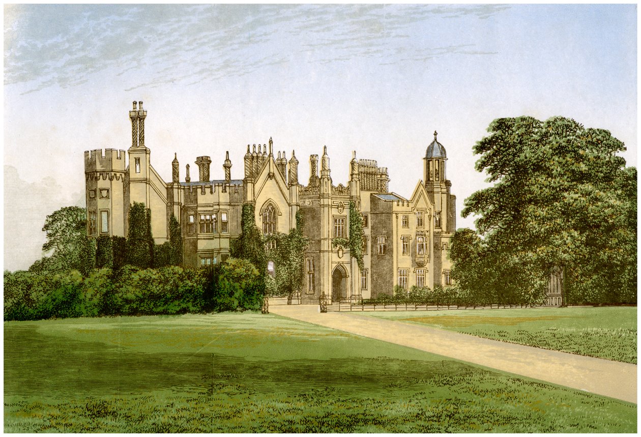 Palácio de Danbury, Essex, casa do Bispo de Rochester, c1880 de Unbekannt