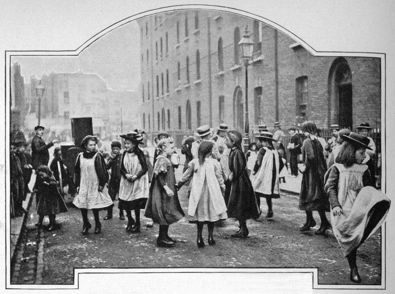 Dançando com um órgão de rua, Londres, c1901 1901 de Unbekannt