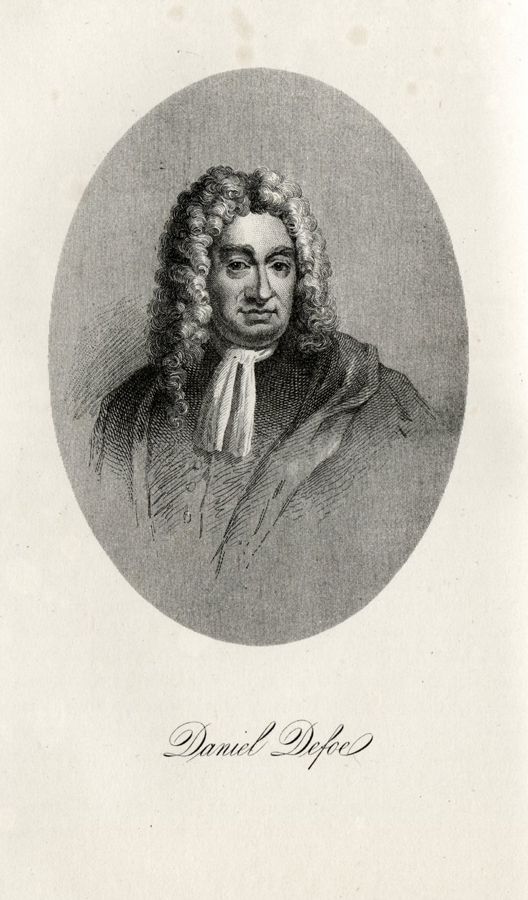 Daniel Defoe 1660-1731, século XVIII de Unbekannt
