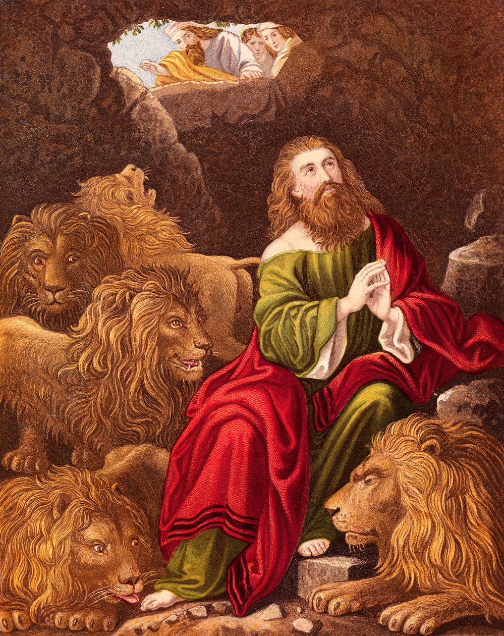 Daniel na cova dos leões de Unbekannt