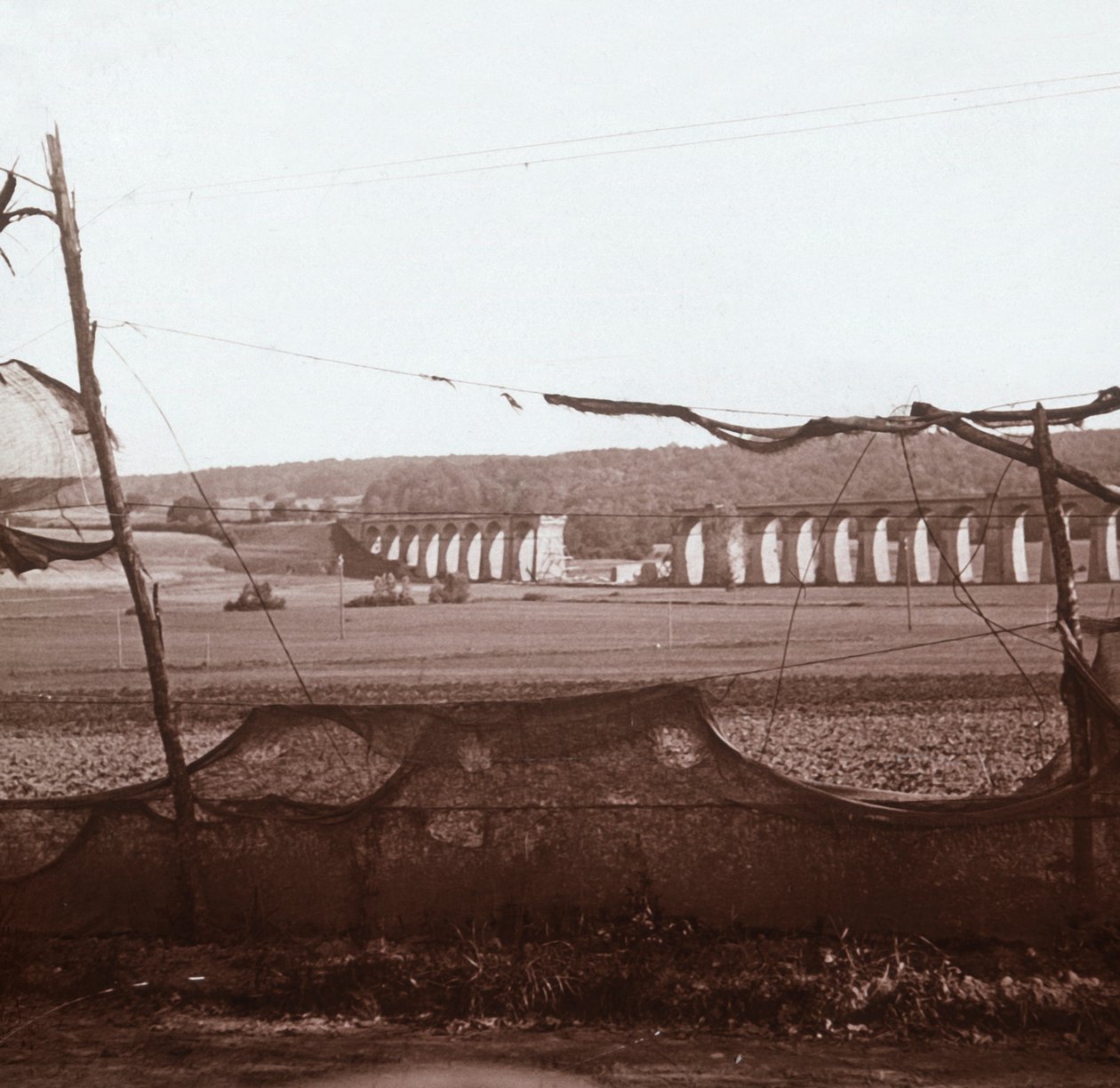 Viaduto Dannemarie, norte da França, c1914-c1918 de Unbekannt