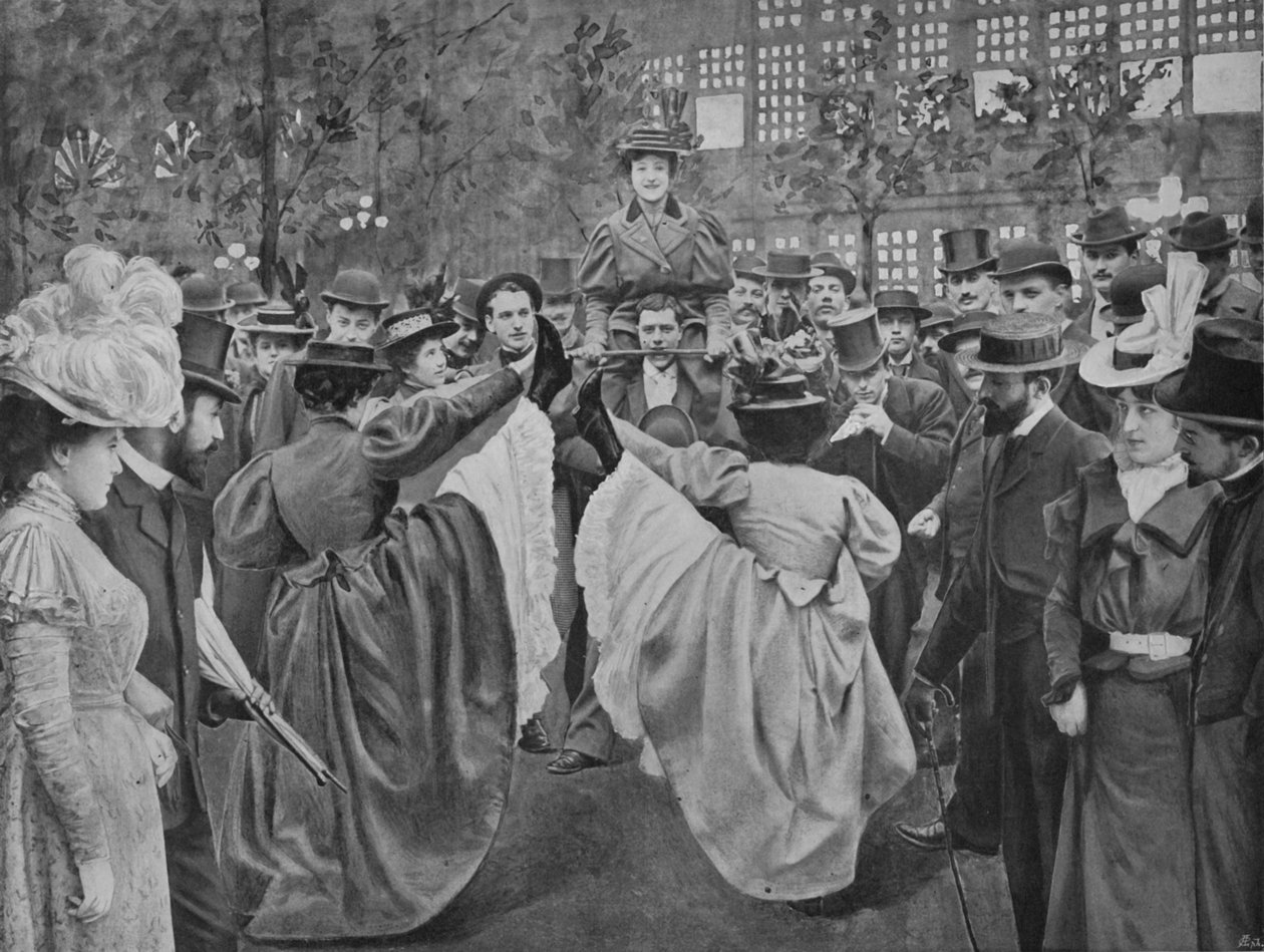 No jardim do Moulin Rouge, 1900 de Unbekannt