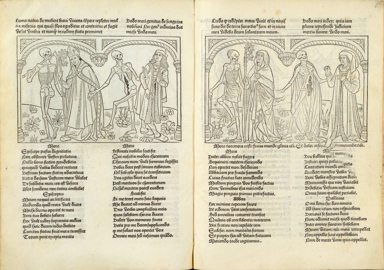 Dança da Morte, 1490. de Unbekannt